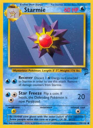 Starmie 94/130 - Base Set 2