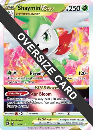 Shaymin VSTAR - 014/172 14 - Jumbo Cards Holofoil