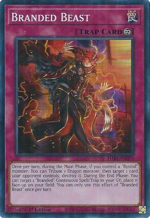 Branded Beast (DABL-EN073) - Darkwing Blast 1st Edition