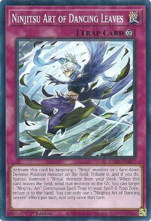 Ninjitsu Art of Dancing Leaves (DABL-EN077) - Darkwing Blast 1st Edition