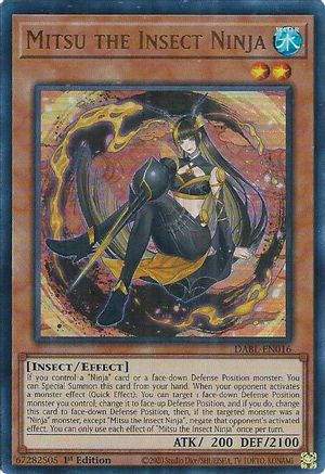 Mitsu the Insect Ninja (DABL-EN016) - Darkwing Blast 1st Edition