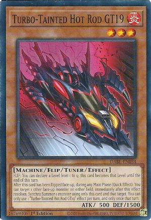 Turbo-Tainted Hot Rod GT19 (DABL-EN034) - Darkwing Blast 1st Edition