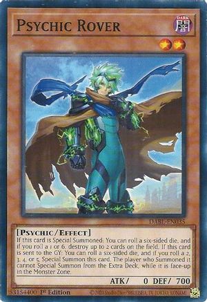 Psychic Rover (DABL-EN035) - Darkwing Blast 1st Edition