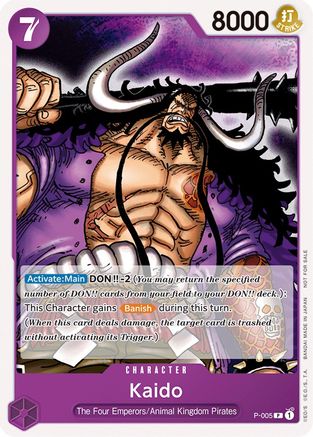 Kaido (Promotion Pack 2022) (P-005) - One Piece Promotion Cards