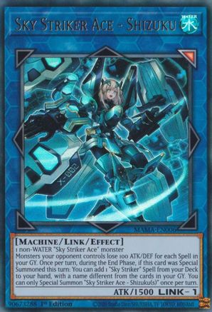 Sky Striker Ace - Shizuku (MAMA-EN006) - Magnificent Mavens 1st Edition