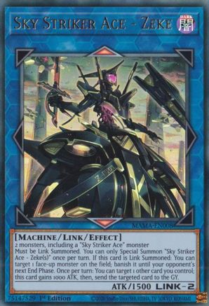 Sky Striker Ace - Zeke (MAMA-EN008) - Magnificent Mavens 1st Edition