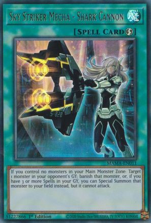 Sky Striker Mecha - Shark Cannon (MAMA-EN011) - Magnificent Mavens 1st Edition