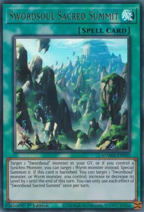 Swordsoul Sacred Summit (MAMA-EN042) - Magnificent Mavens 1st Edition