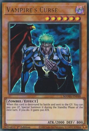 Vampire's Curse (MAMA-EN048) - Magnificent Mavens 1st Edition