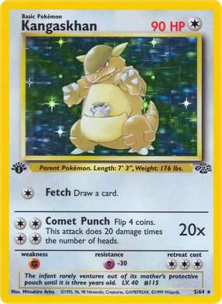 Kangaskhan (5) 5/64 - Jungle Unlimited Holofoil