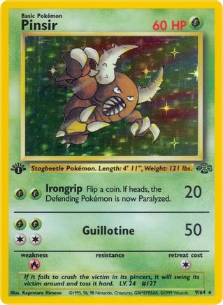 Pinsir 9/64 - Jungle 1st Edition Holofoil