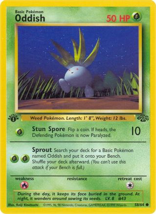 Oddish 58/64 - Jungle Unlimited