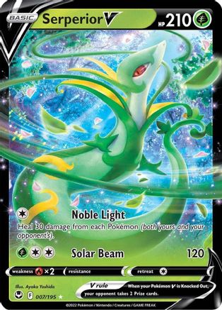 Serperior V 7/195 - Silver Tempest Holofoil