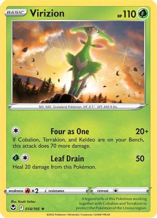 Virizion 14/195 - SWSH12 Silver Tempest
