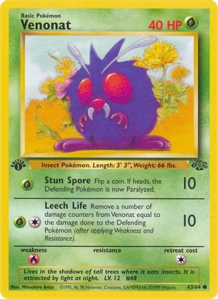 Venonat 63/64 - Jungle Unlimited