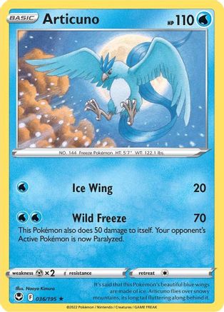 Articuno 36/195 - Silver Tempest Reverse Holofoil