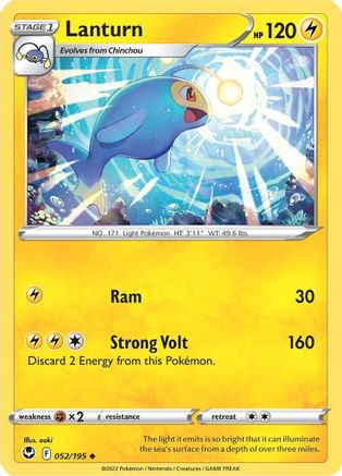 Lanturn 52/195 - Silver Tempest Reverse Holofoil