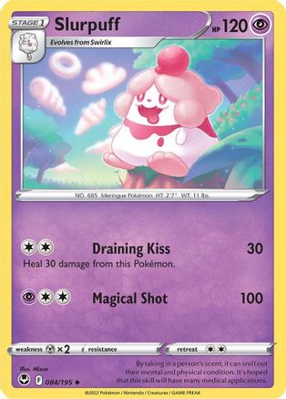 Slurpuff 84/195 - Silver Tempest Reverse Holofoil