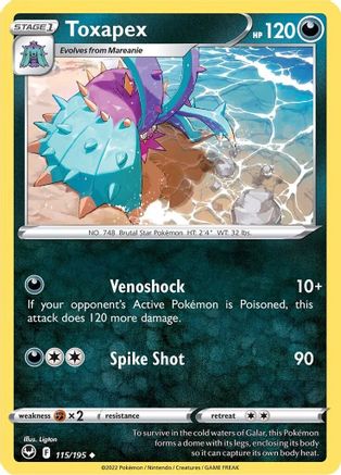 Toxapex 115/195 - Silver Tempest Reverse Holofoil