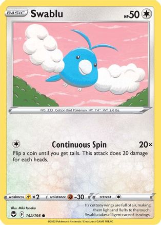 Swablu 142/195 - Silver Tempest