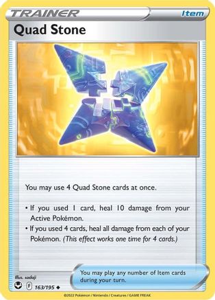 Quad Stone 163/195 - Silver Tempest