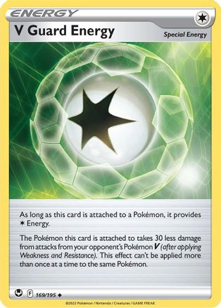 V Guard Energy 169/195 - SWSH12 Silver Tempest Reverse Holofoil