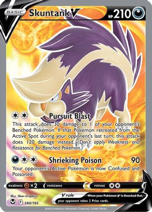 Skuntank V 180/195 - Silver Tempest Holofoil