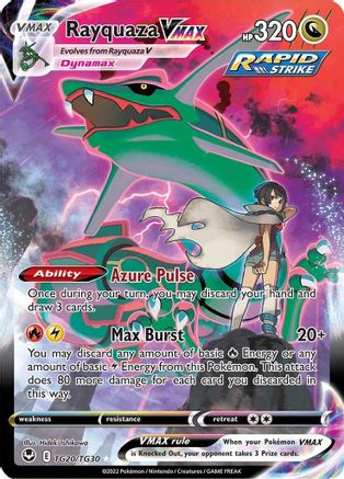 Rayquaza VMAX TG20/30 - Silver Tempest Trainer Gallery Holofoil