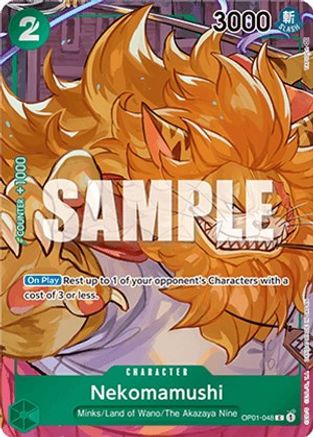 Nekomamushi (Box Topper) (OP01-048) - Romance Dawn Foil