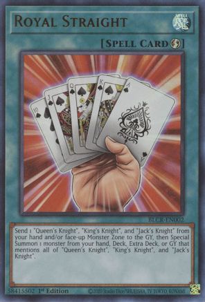 Royal Straight (BLCR-EN002) - Battles of Legend: Crystal Revenge 1st Edition