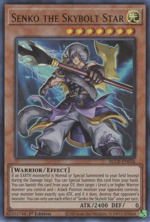 Senko the Skybolt Star (BLCR-EN036) - Battles of Legend: Crystal Revenge 1st Edition