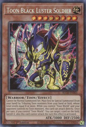 Toon Black Luster Soldier (BLCR-EN065) - Battles of Legend: Crystal Revenge 1st Edition