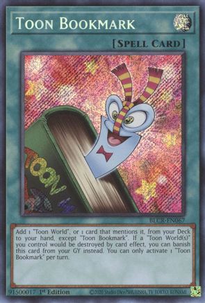 Toon Bookmark (BLCR-EN067) - Battles of Legend: Crystal Revenge 1st Edition