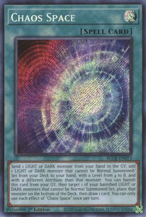 Chaos Space (BLCR-EN073) - Battles of Legend: Crystal Revenge 1st Edition