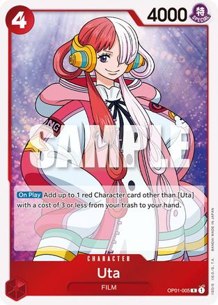 Uta (OP01-005) - Romance Dawn Foil