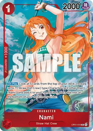 Nami (Parallel) (OP01-016) - Romance Dawn Foil