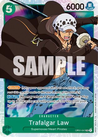 Trafalgar Law (047) (OP01-047) - Romance Dawn Foil