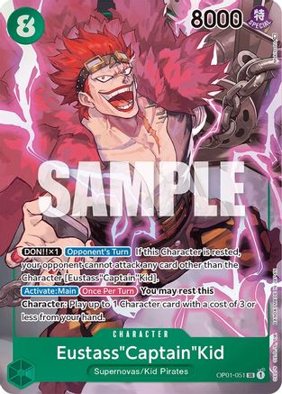 Eustass"Captain"Kid (Parallel) (OP01-051) - Romance Dawn Foil