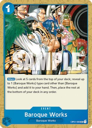 Baroque Works (OP01-090) - Romance Dawn