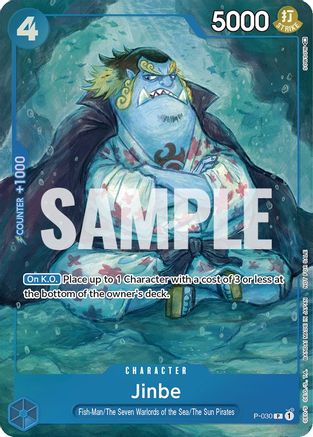 Jinbe (Event Pack Vol. 1) (P-030) - One Piece Promotion Cards Foil