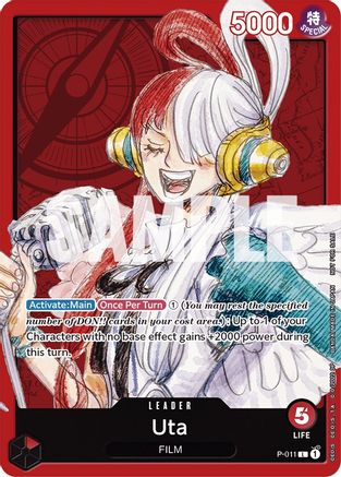 Uta (One Piece Film Red) (P-011) - One Piece Promotion Cards