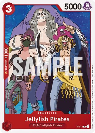 Jellyfish Pirates (One Piece Film Red) (P-012) - One Piece Promotion Cards