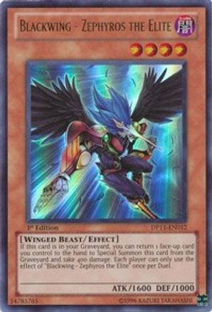 Blackwing - Zephyros the Elite (DP11-EN012) - Duelist Pack 11: Crow 1st Edition