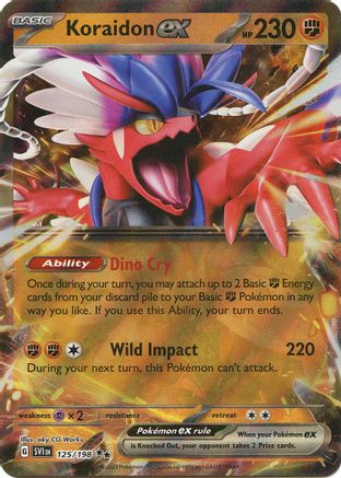 Koraidon ex - 125/198 125 - SV01 Scarlet & Violet Base Set Holofoil