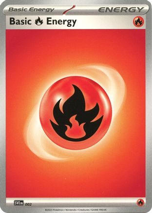 Basic Fire Energy - 002 2 - SVE Scarlet & Violet Energies