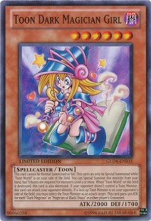 Toon Dark Magician Girl (GLD4-EN015) - Gold Series 4: Pyramids Edition Limited