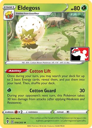 Eldegoss 16 - Prize Pack Series Cards