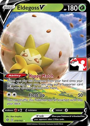 Eldegoss V 19 - Prize Pack Series Cards Holofoil