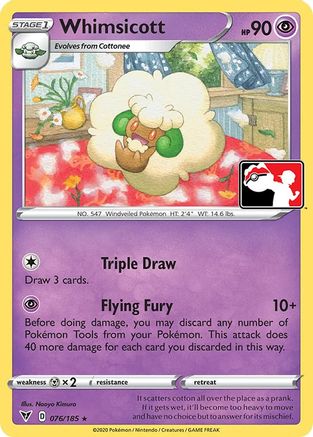 Whimsicott 76 - Prize Pack Series Cards