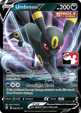 Umbreon V 94 - Prize Pack Series Cards Holofoil